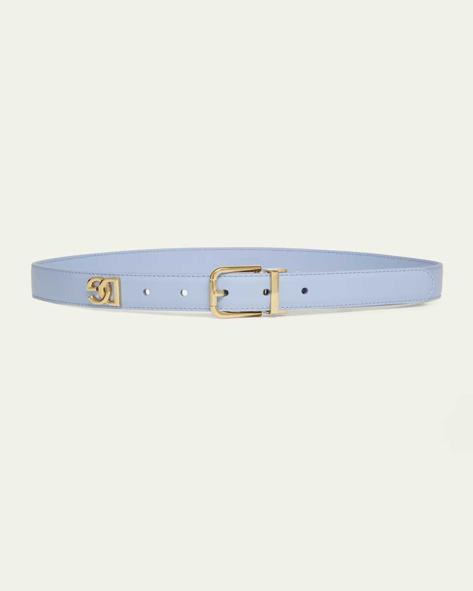DG Logo Leather Belt